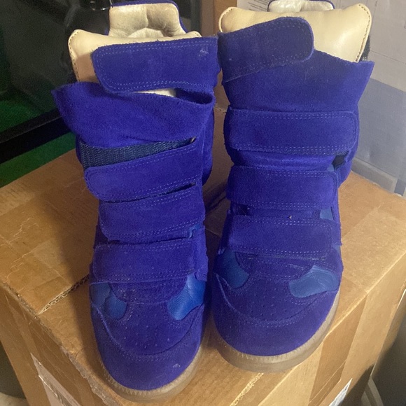 Lightly worn Isabel marant  100% authentic size 38 navy blue - Picture 2 of 2